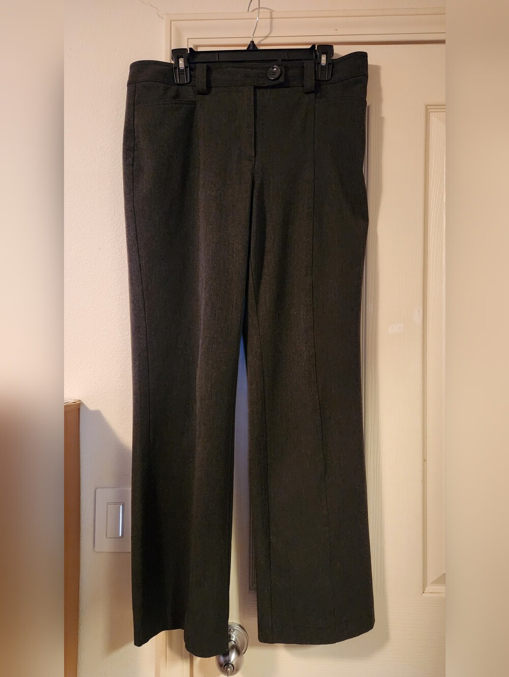 Talbots Dark Charcoal Gray Dress Pants Size 12P Petite/Short